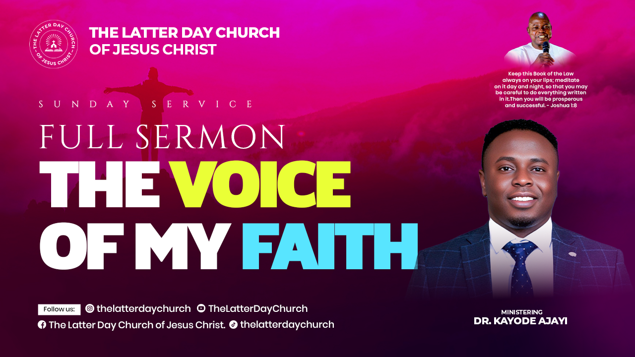 The voice of my Faith